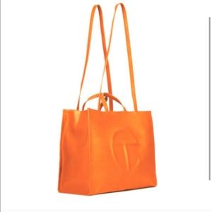 Telfar Large Orange Bag